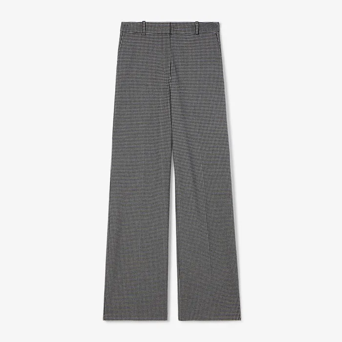 Pants Women M M LaFleur The Tinsley WideLeg Trouser 8211 Knit Suiting Classic Check