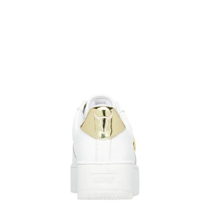 Platform Sneakers Women Windsor Smith RICH WHITE LEATHER GOLD METALLIC SNEAKERS Platform Sneakers Women Windsor Smith RICH WHITE LEATHER GOLD METALLIC SNEAKERS