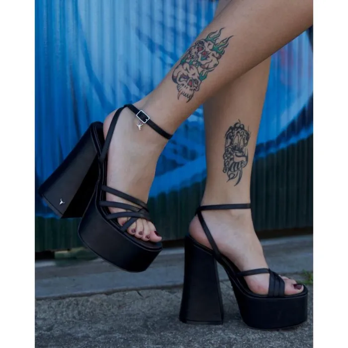 Platforms Women Windsor Smith AFTERPARTY BLACK PLATFORM HEELS Platforms Women Windsor Smith AFTERPARTY BLACK PLATFORM HEELS