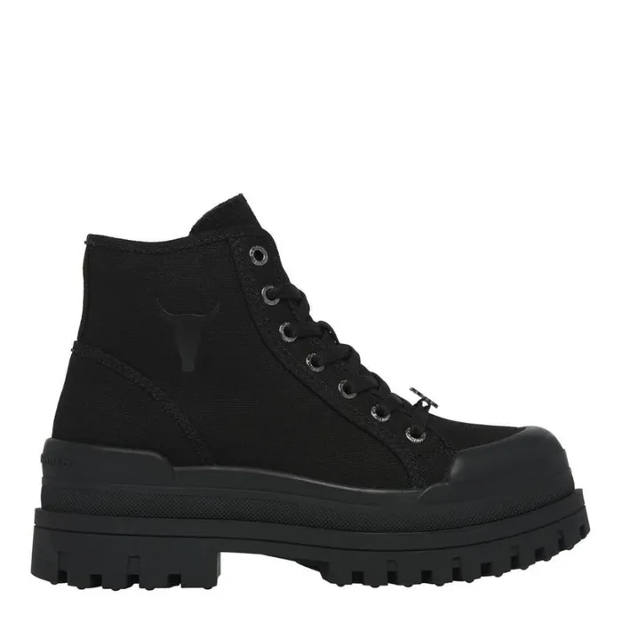 Platforms Women Windsor Smith DESERVE BLACK PLATFORM BOOTS