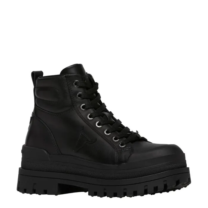 Platforms Women Windsor Smith DISASTER BLACK PLATFORM BOOTS