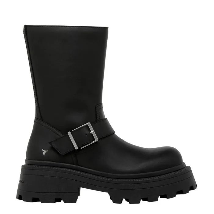 Platforms Women Windsor Smith TEASIN BLACK PLATFORM BOOTS
