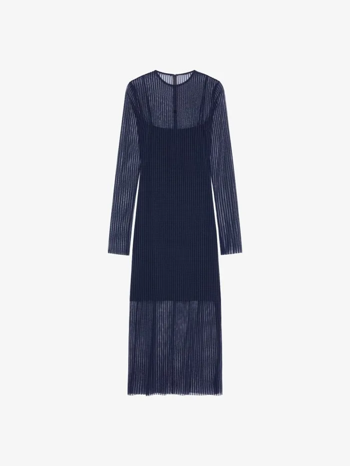 Polka Dots Dress In Tulle Navy Women Givenchy Dresses