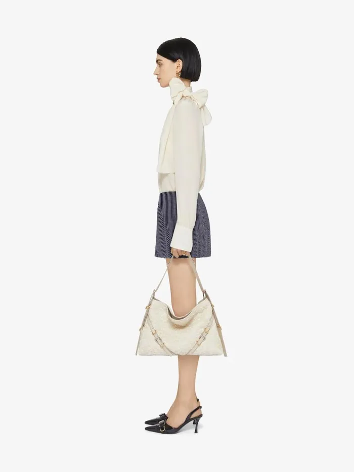 Polka Dots Skirt In Silk Navywhite Women Givenchy Skirts
