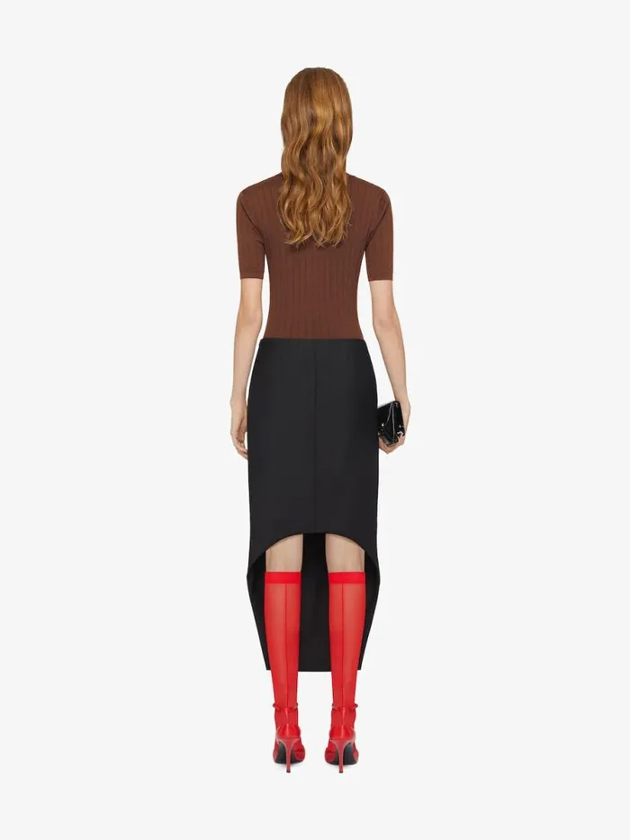 Polo Sweater In Wool With 4g Detail Moka Brown Women Givenchy Sweaters