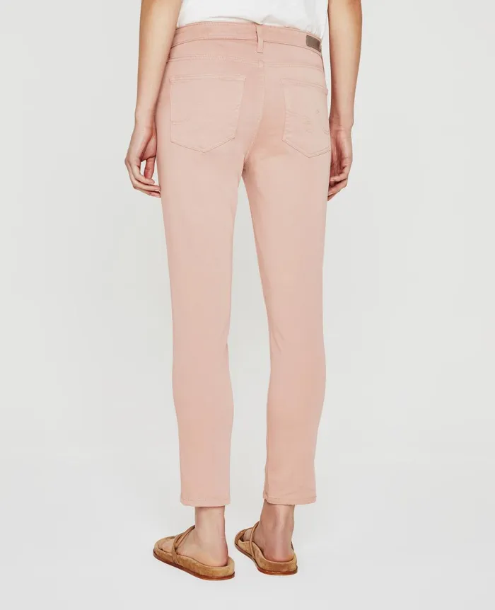 Prima Crop Rose Cloud Women AG Jeans Pants