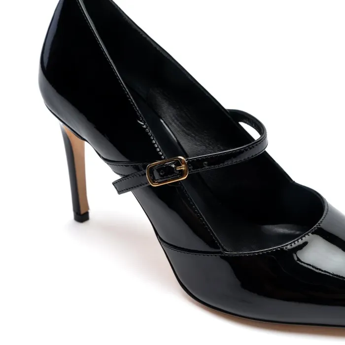 Prima Pump Black Patent Women Bruno Magli Pumps
