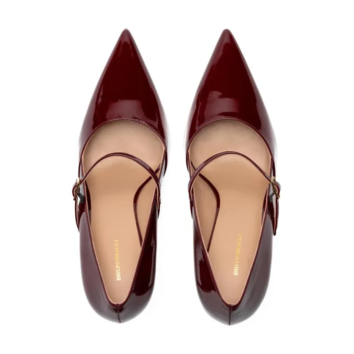 Prima Pump Bordeaux Patent Women Bruno Magli Pumps