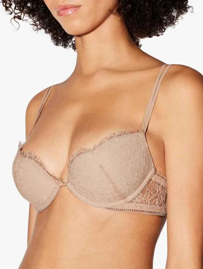 Pushup Bra With Lace In Oak Blush Lingerie La Perla Padded