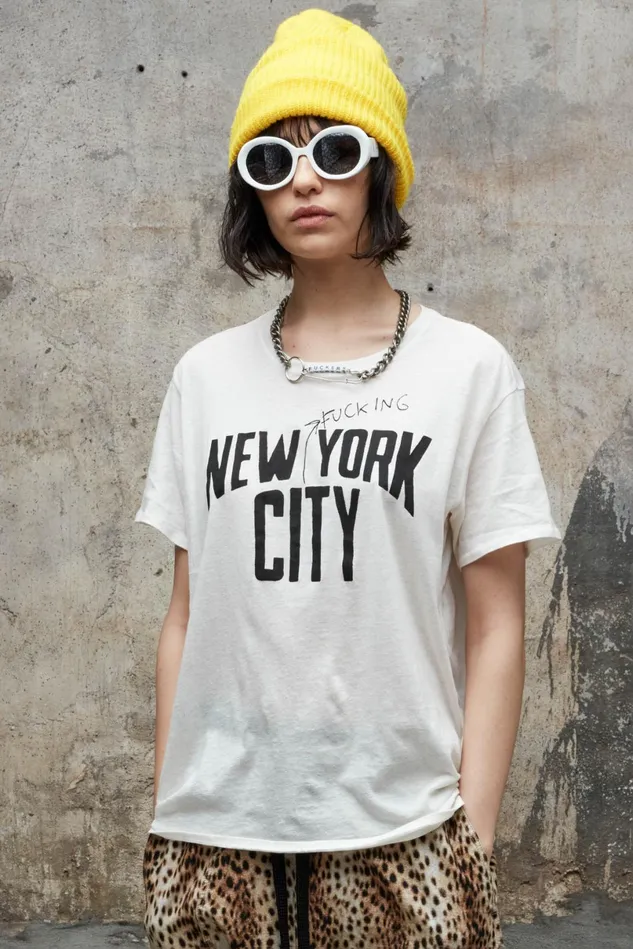 R13 TShirts Women Nyfc Boy TShirt