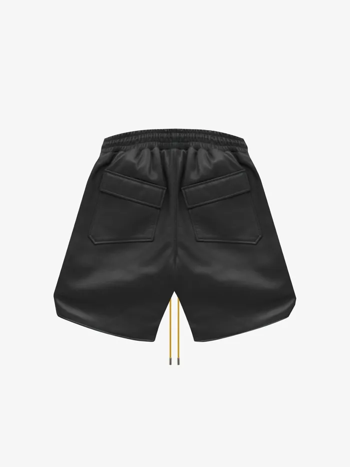 RH LOGO SHORTS 8211 LEATHER Men Rhude Shorts