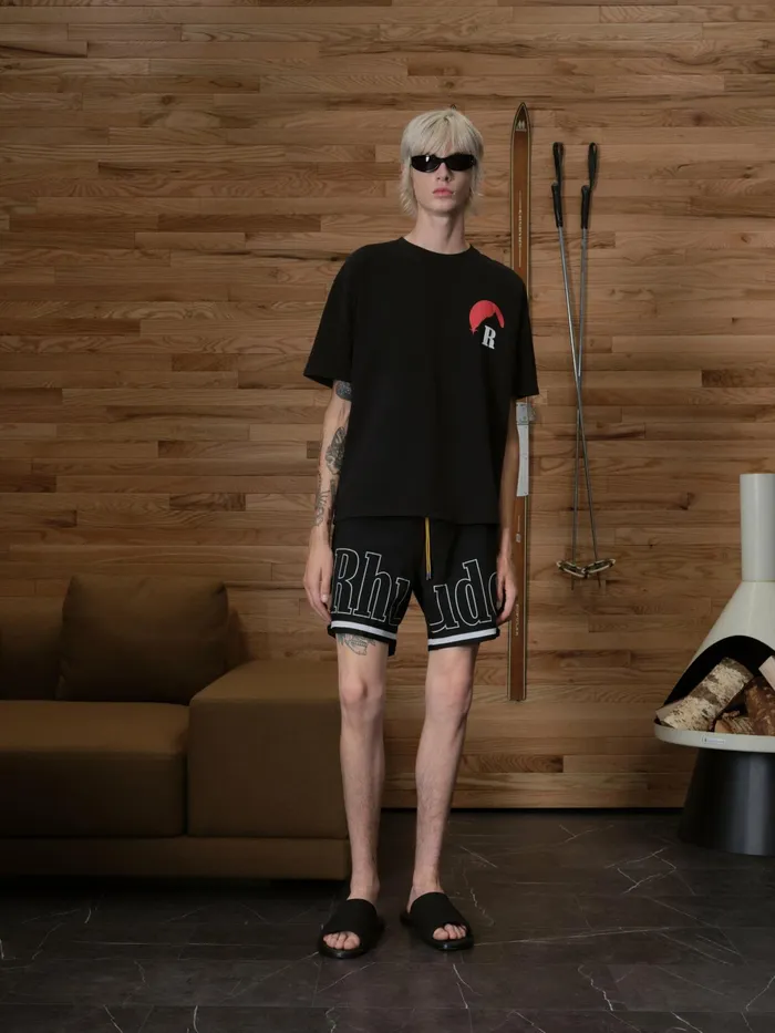 RHUDE BASKETBALL SWIM TRUNKS Men Rhude Shorts