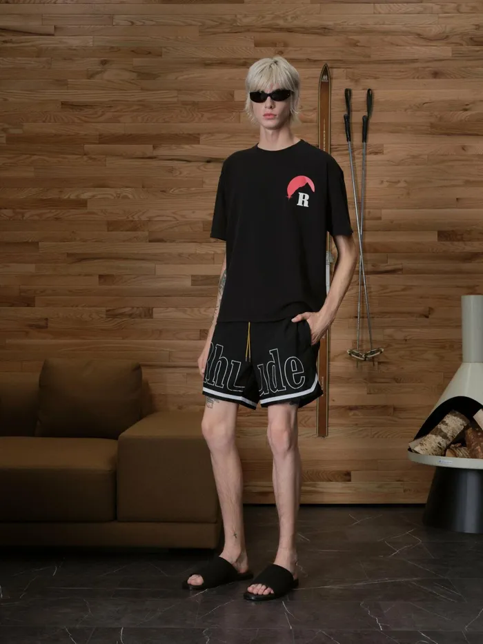 RHUDE BASKETBALL SWIM TRUNKS Men Rhude Shorts