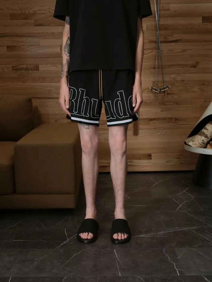 RHUDE BASKETBALL SWIM TRUNKS Men Rhude Shorts