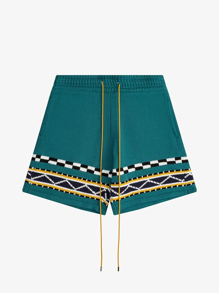RHUDE BATEAU KNIT SHORT Men Rhude Luxe Knitwear