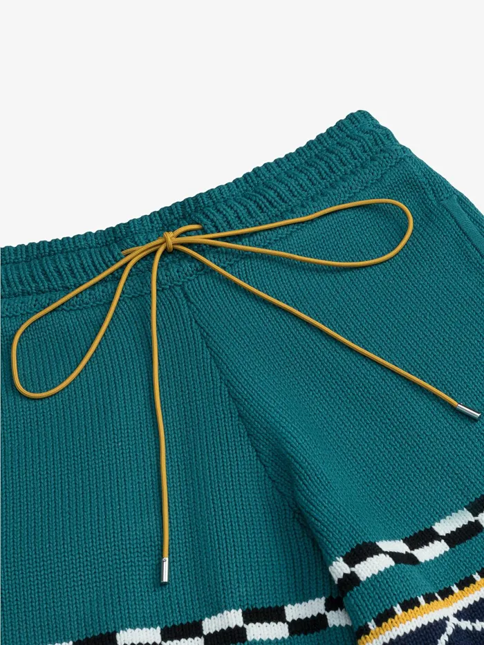 RHUDE BATEAU KNIT SHORT Men Rhude Luxe Knitwear