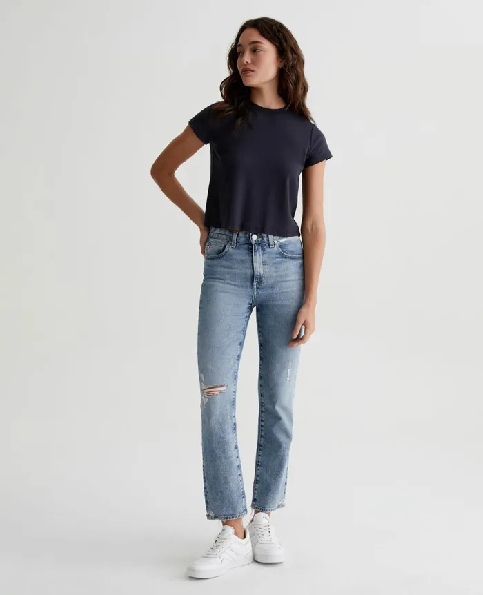 Saige Crop 22 Years Driftwood Women AG Jeans Denim