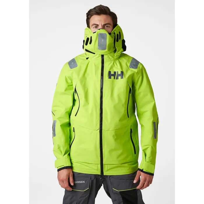 Sailing Jackets Men Helly Hansen AEGIR RACE JACKET 402 Azid Lime