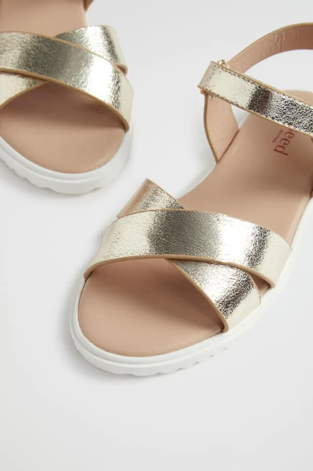 Sandals and Slides Girl Seed Heritage Summer Sandal Gold