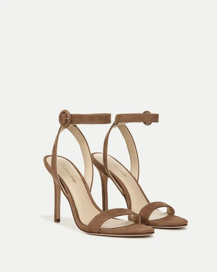 Sandals Shop Veronica Beard Darcelle AnkleStrap Stiletto Heel Cedar