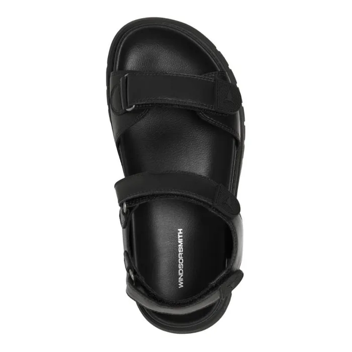 Sandals Women Windsor Smith MIDSUMMER BLACK LEATHER SANDALS Sandals Women Windsor Smith MIDSUMMER BLACK LEATHER SANDALS