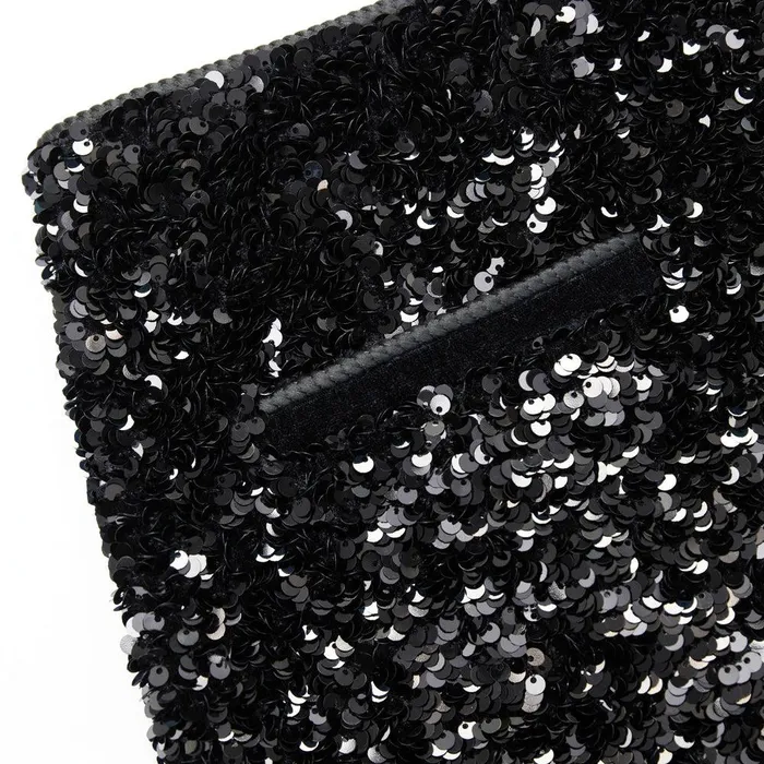 Self Portrait Bottoms Black Sequin Mini Skirt 8211 Women