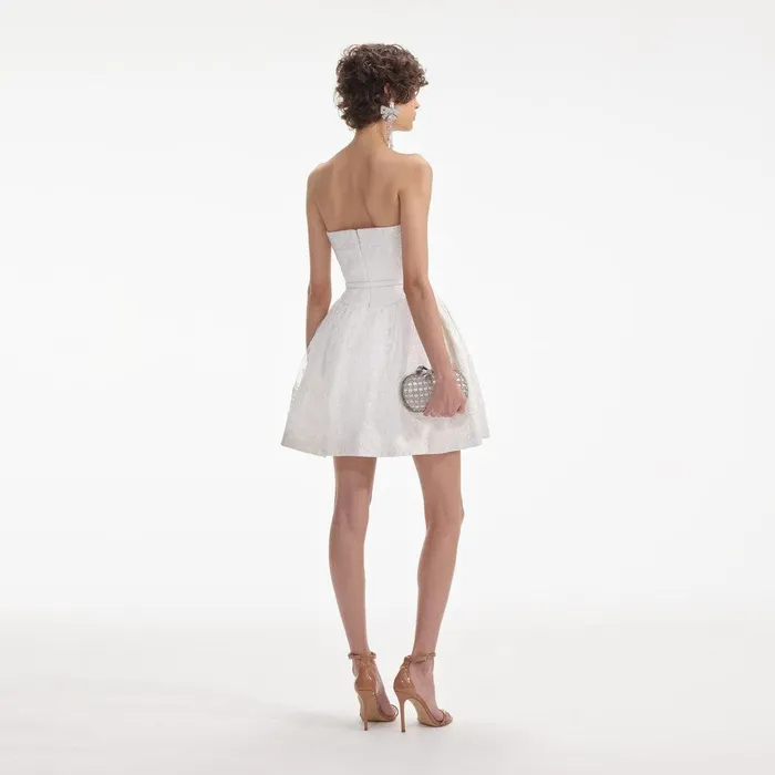 Self Portrait Dresses Cream Lace Bandeau Mini Dress 8211 Women Self Portrait Dresses Cream Lace Bandeau Mini Dress 8211 Women