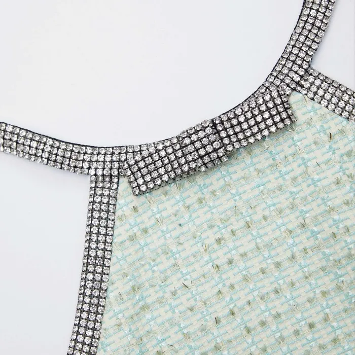 Self Portrait Dresses Mint Boucle Mini Dress 8211 Women