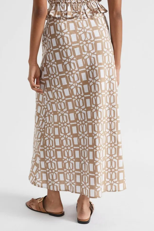 Sets Woman Seed Heritage Linen Retro Skirt Barley Retro