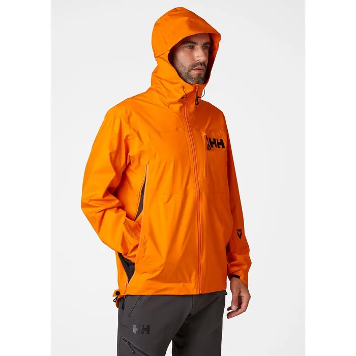 Shell Jackets Men Helly Hansen ODIN 3D AIR SHELL JACKET 322 Papaya