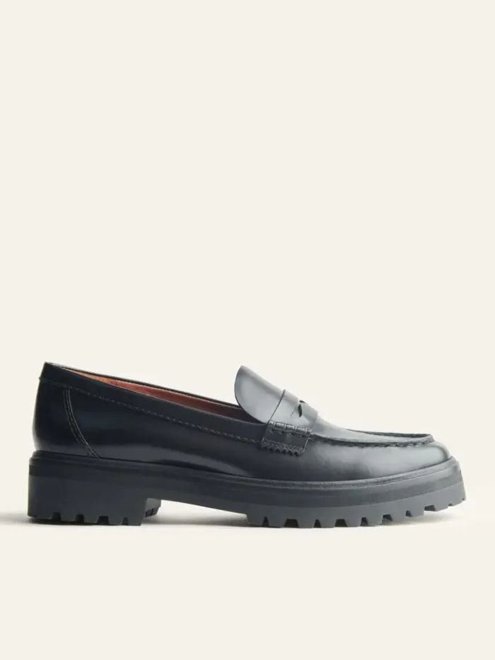 Shoes The Reformation Agathea Chunky Loafer Black