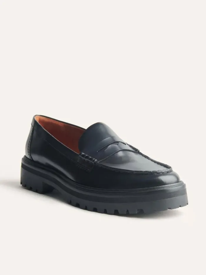 Shoes The Reformation Agathea Chunky Loafer Black