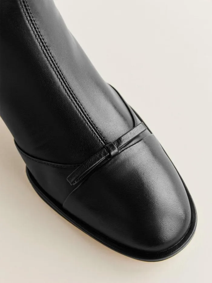 Shoes The Reformation Gal Knee High Boot Black Leather