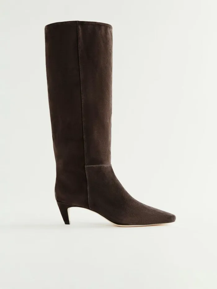 Shoes The Reformation Remy Knee Boot Boss Suede