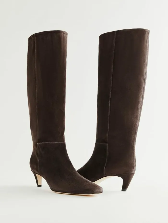 Shoes The Reformation Remy Knee Boot Boss Suede