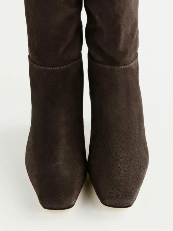 Shoes The Reformation Remy Knee Boot Boss Suede