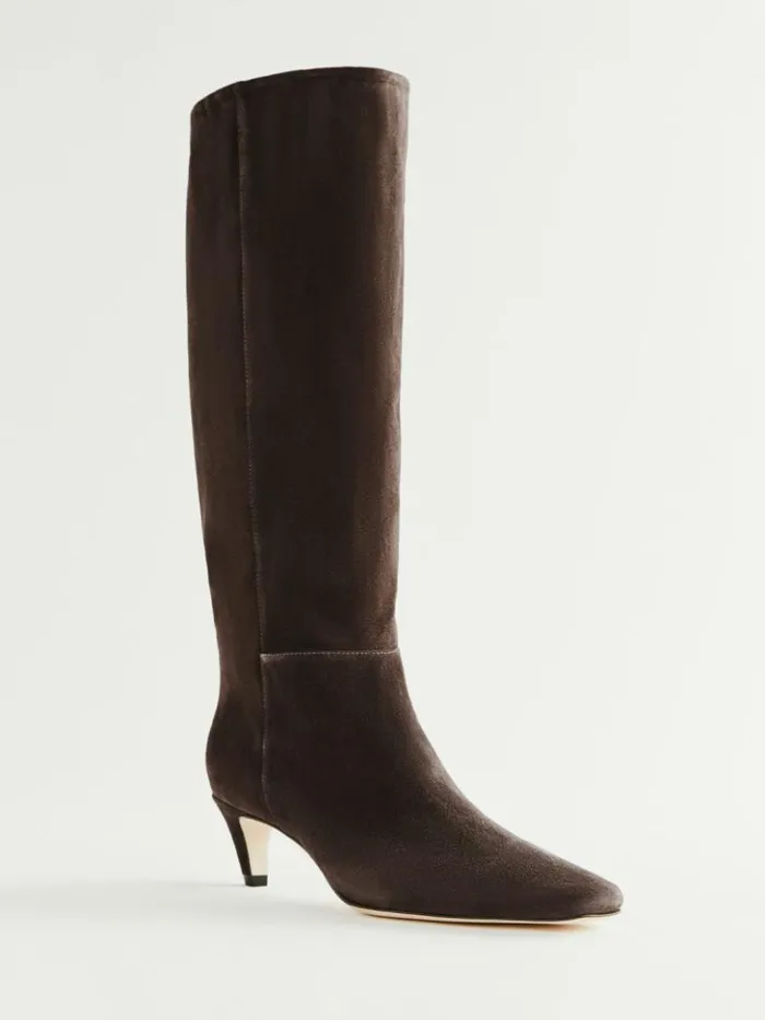 Shoes The Reformation Remy Knee Boot Boss Suede