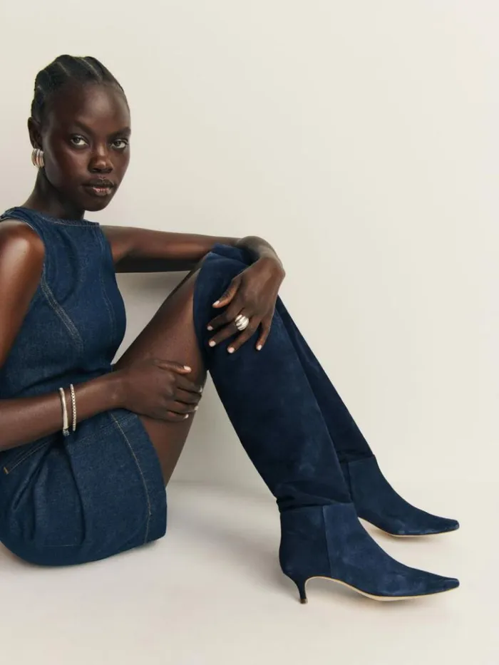 Shoes The Reformation Roxanne Over The Knee Boot After Hours Suede