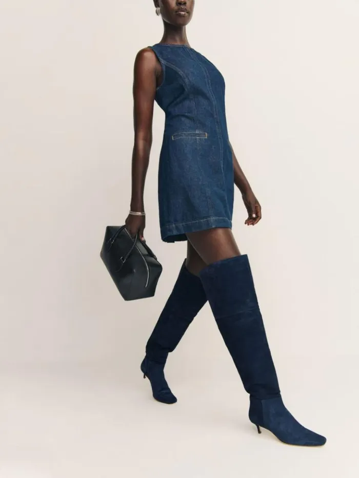 Shoes The Reformation Roxanne Over The Knee Boot After Hours Suede
