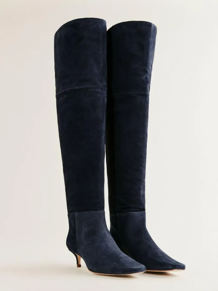 Shoes The Reformation Roxanne Over The Knee Boot After Hours Suede