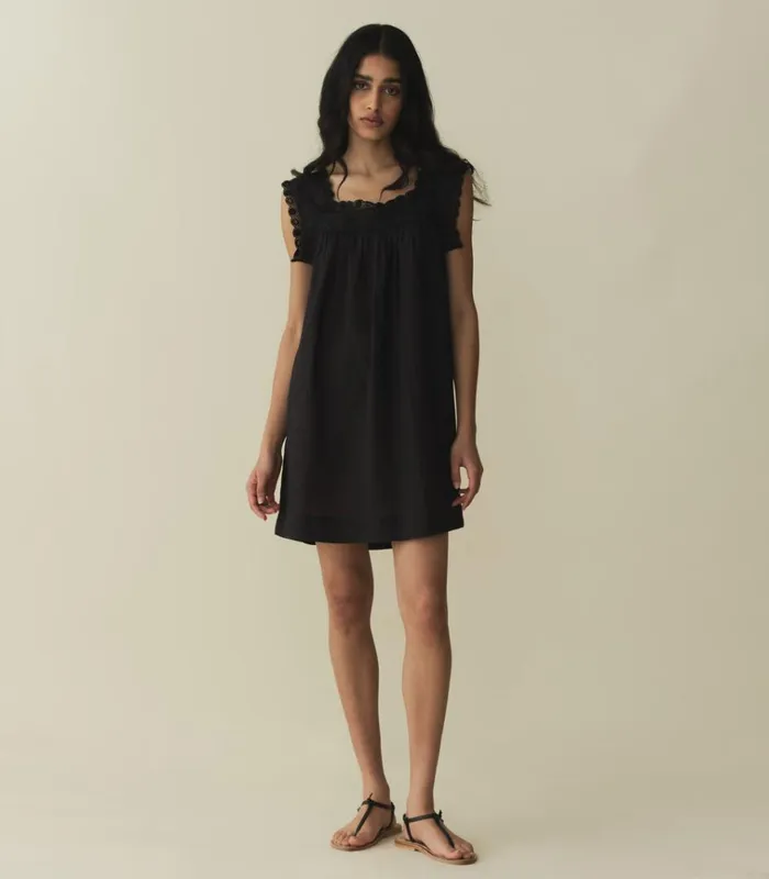 Shop ALMADIA DRESS Black DEN Dresses