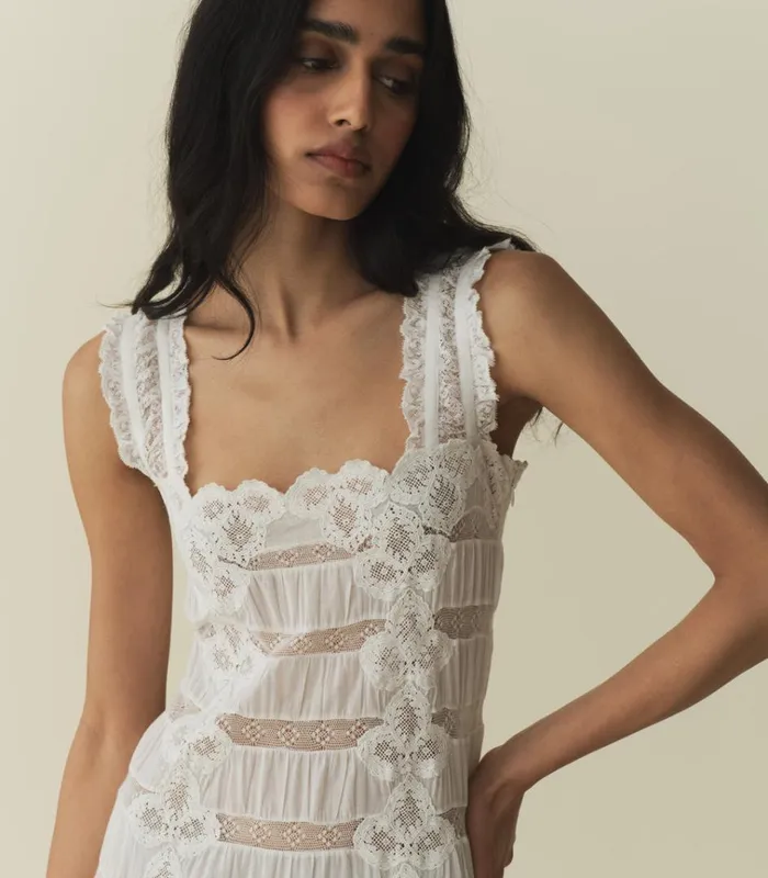 Shop ANGELETTA DRESS Salt DEN Dresses