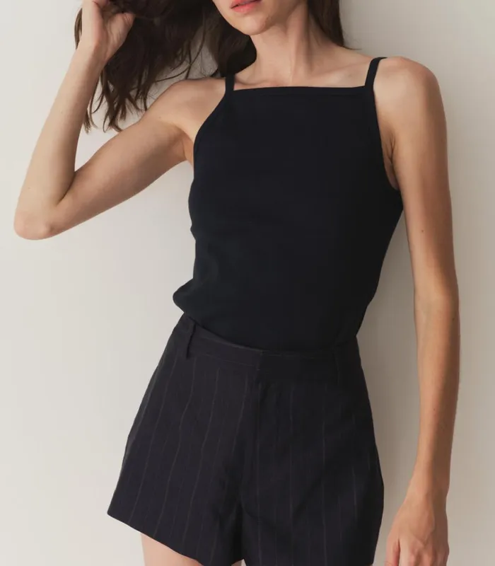 Shop ANGIE TANK Navy DEN Tees