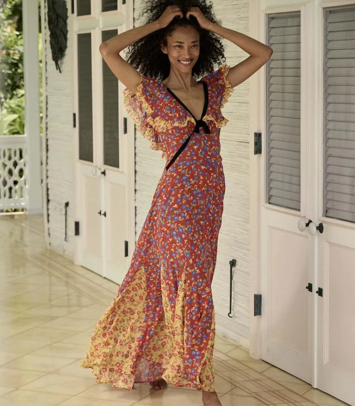 Shop AUDETTE DRESS Dayflower Meadow DEN Dresses