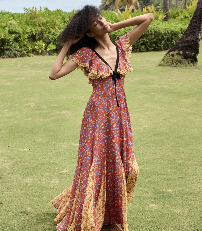 Shop AUDETTE DRESS Dayflower Meadow DEN Dresses