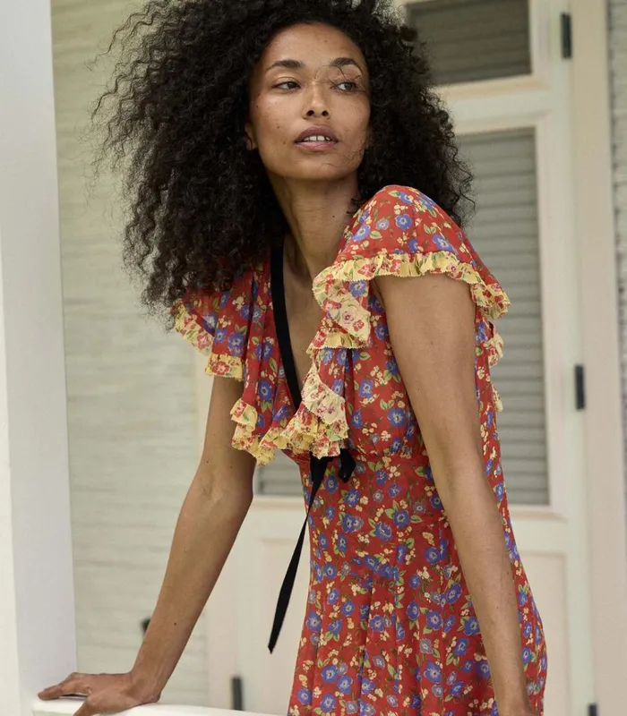 Shop AUDETTE DRESS Dayflower Meadow DEN Dresses