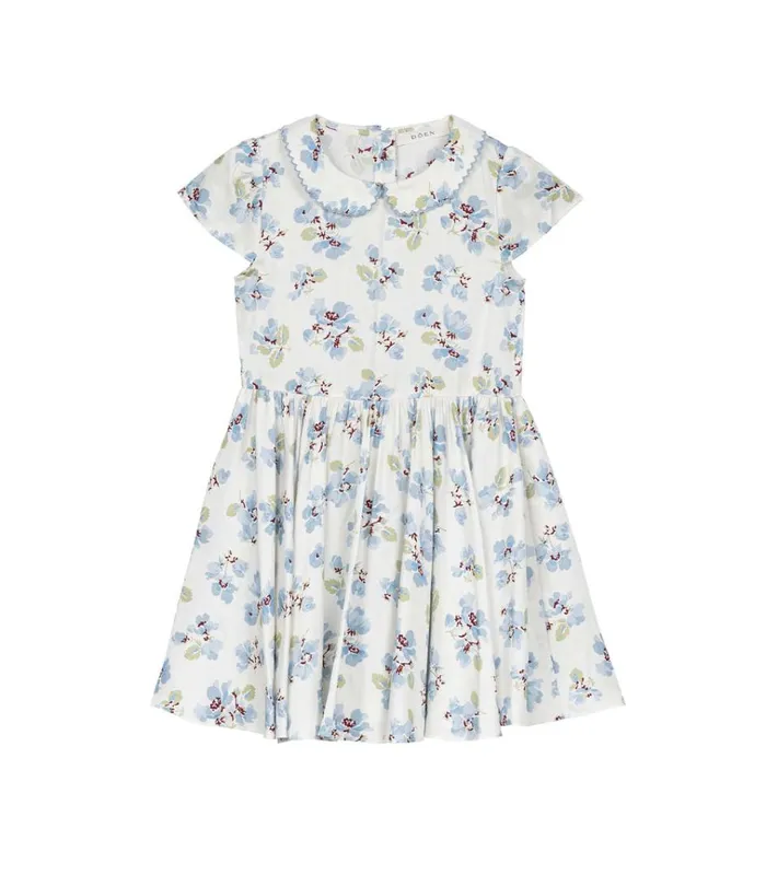 Shop DORA DRESS Bleu Frolicking Floral DEN Kids