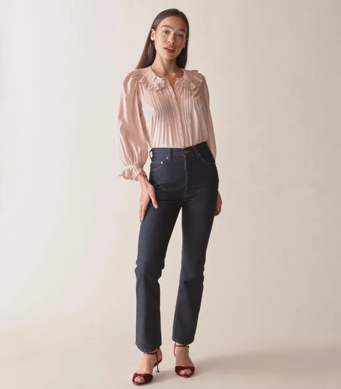 Shop HELENE TOP Sundried Rose DEN Tops