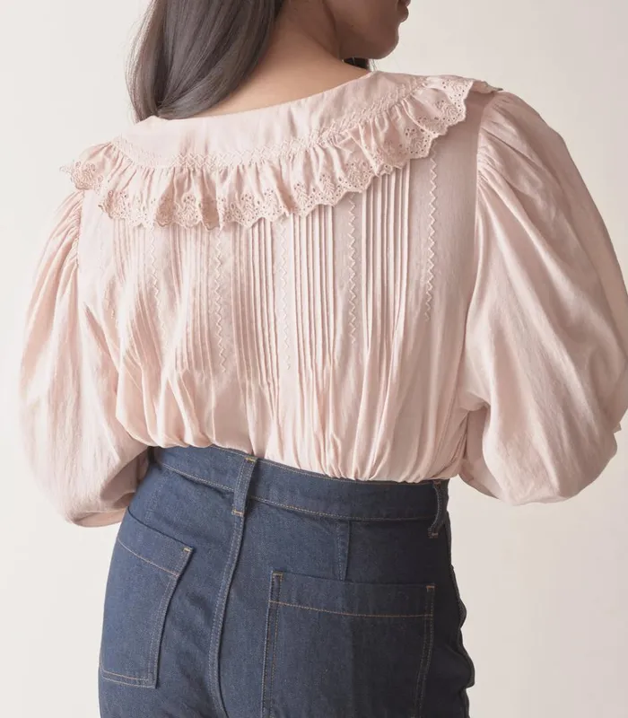 Shop HELENE TOP Sundried Rose DEN Tops