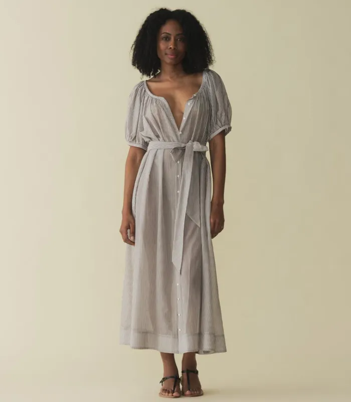Shop JUNO DRESS Brighton Stripe DEN Dresses